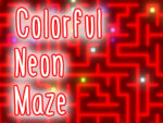 Πολύχρωμος λαβύρινθος νέον